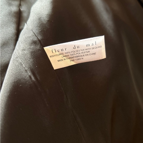 Fleur Du Mal Sequin Blazer Dress Size 0 - Picture 7 of 8